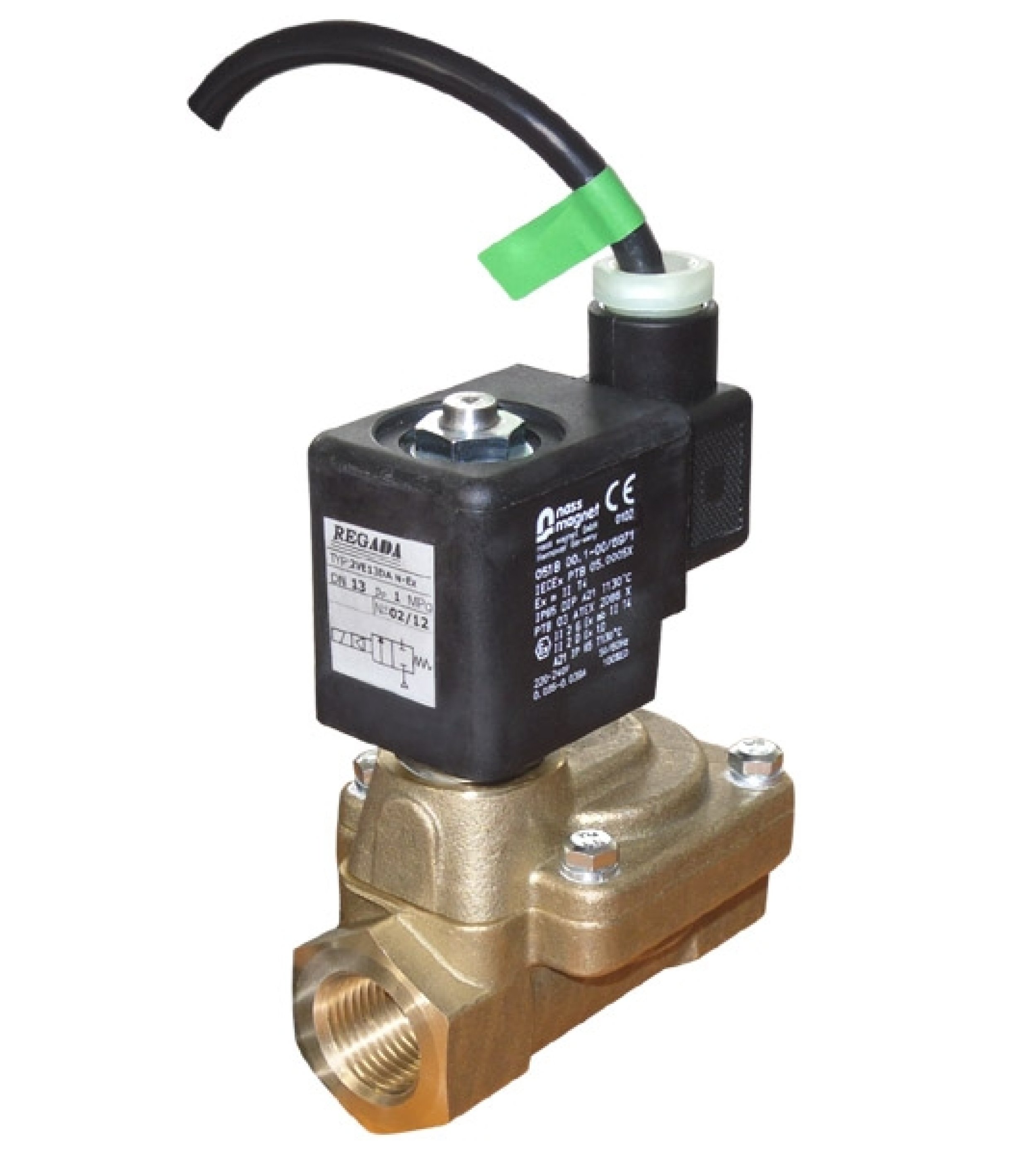 Elektromagnetický ventil s 