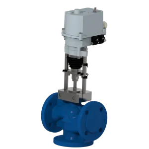 Two-way control valves RV 113 R and three-way RV 113 M